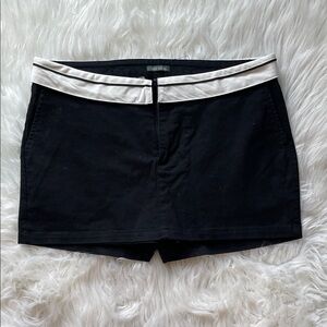 Wild Fable Black Mini Skort with White Trim